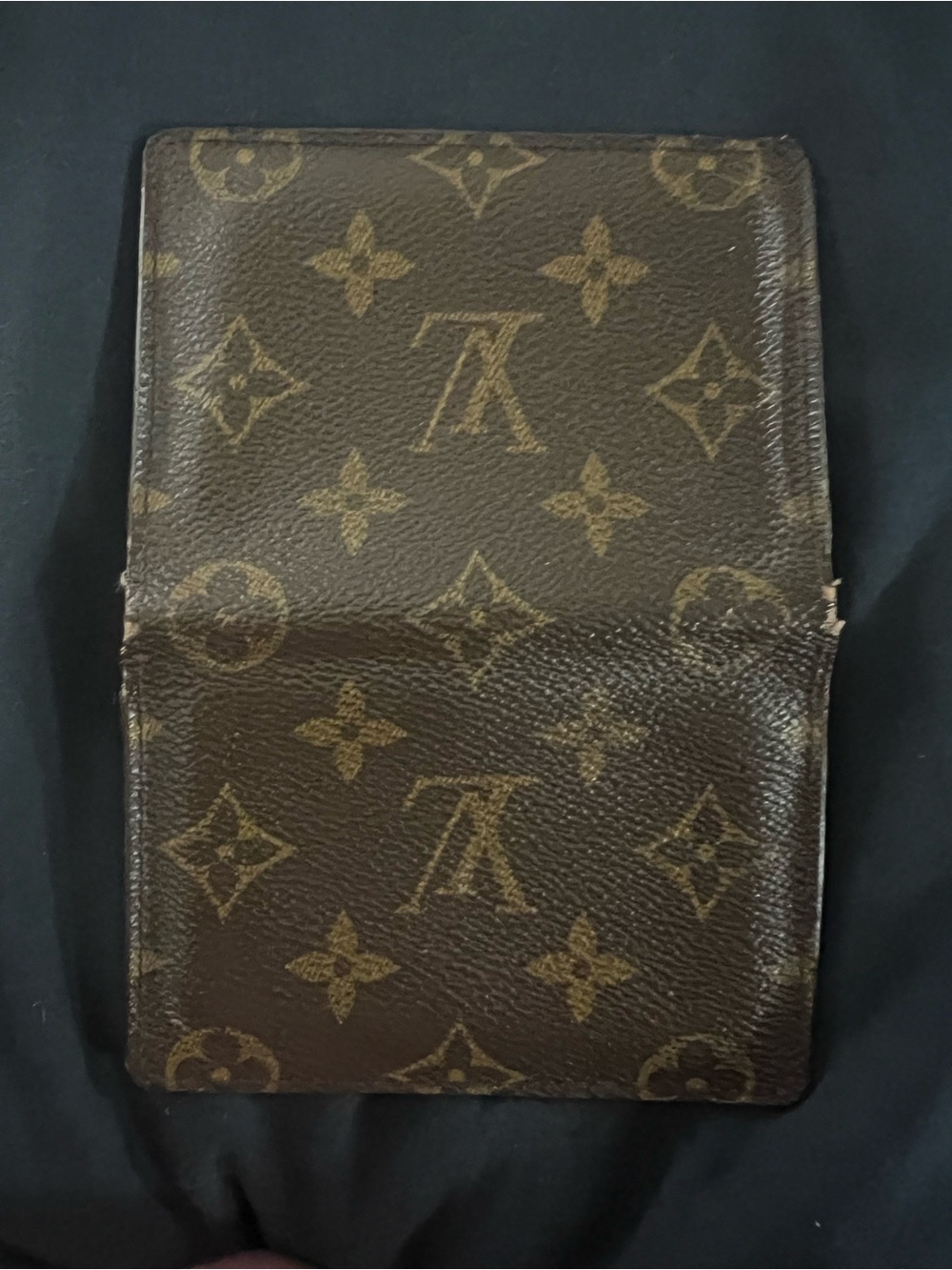 Louis Vuitton Monogram Canvas Card & Key Holder in Brown